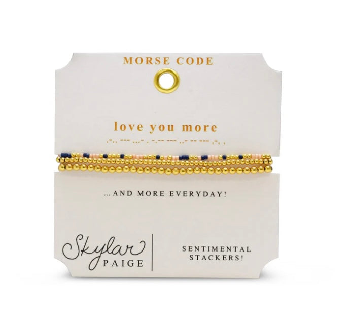 Skylar Paige Sentimental Stackers LOVE YOU MORE
