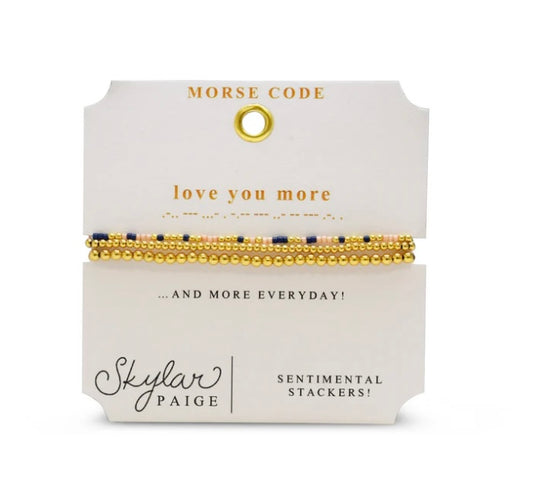 Skylar Paige Sentimental Stackers LOVE YOU MORE