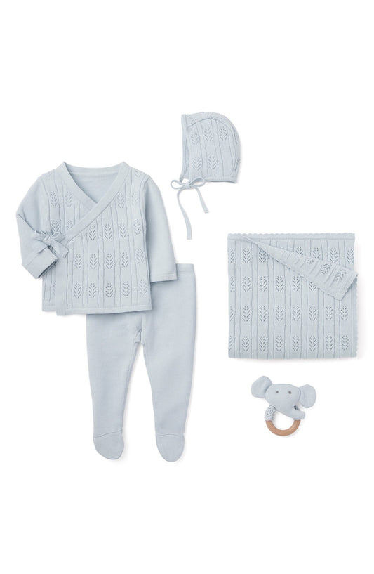 Elegant Baby Take Me Home Newborn Giftbox Set Blue