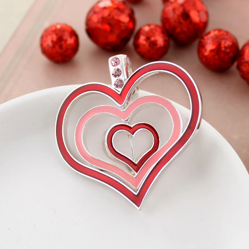 SALE Swivel Heart Valentine’s Day Pendant