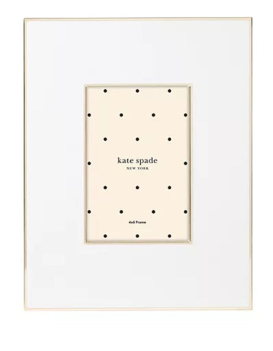 Lenox Kate Spade Make It Pop 4x6 cream Frame