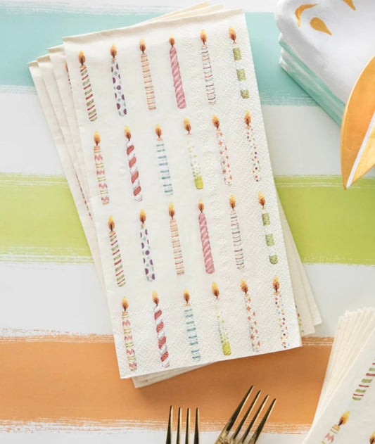 Hester and Cook Birthday Candles Guest Napkin