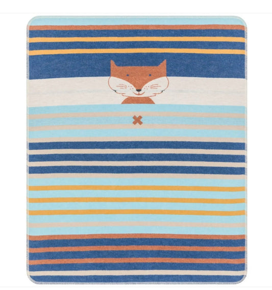 Juwel Baby Blanket Fox/Stripes