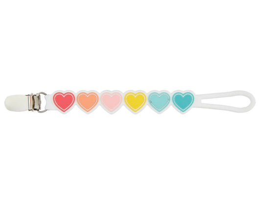 Pacifier Strap Heart Silicone