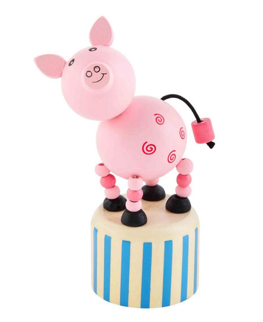 Pig Collapsible Wooden Toy