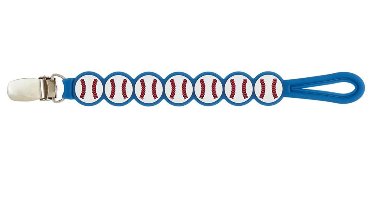 Pacifier Strap Baseball Silicone