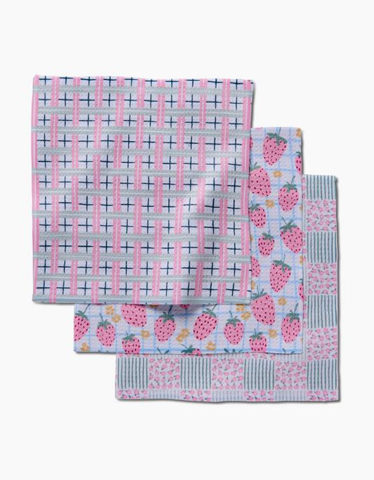 Geometry Spring Picnic Day Dish Cloths