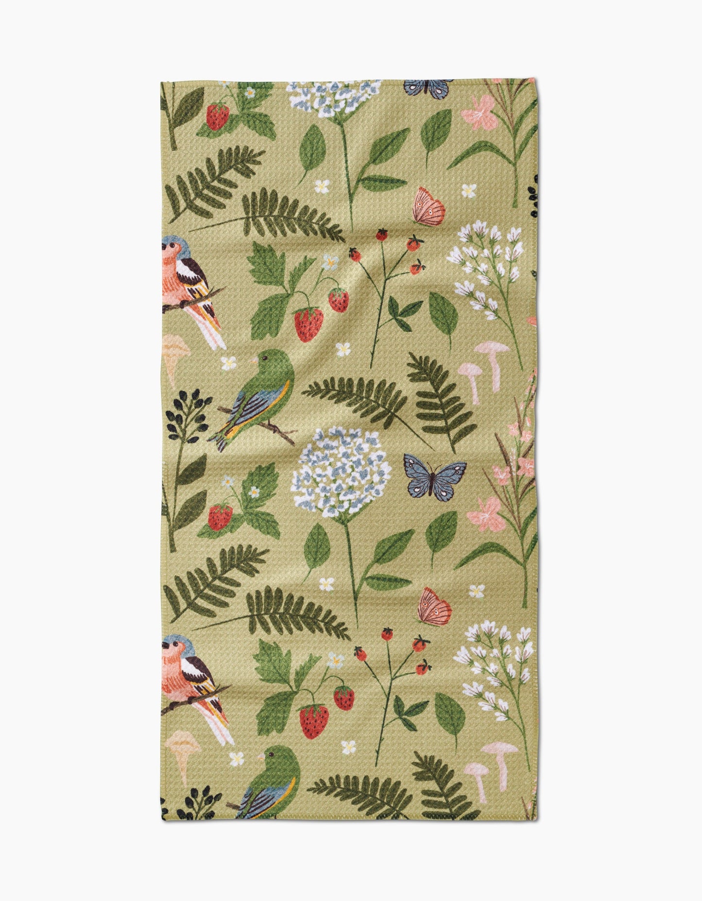 Geometry Good Green Earth Bar Towel