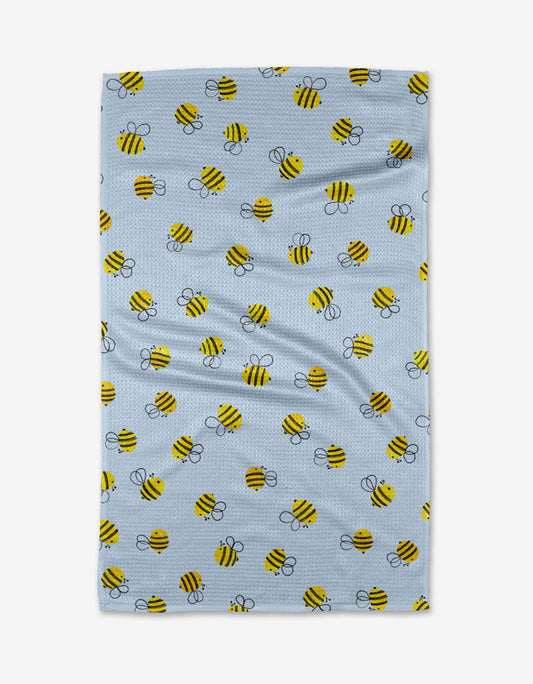 Geometry Buzzing Tea Towel