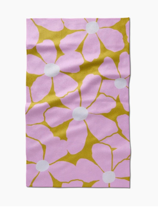 Geometry Bloom Mom Tea Towel