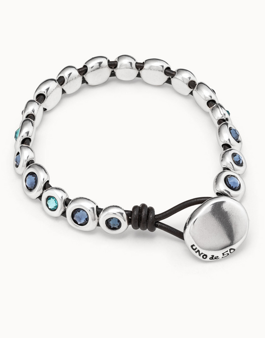 UNO de 50 Magic Touch Silver Bracelet