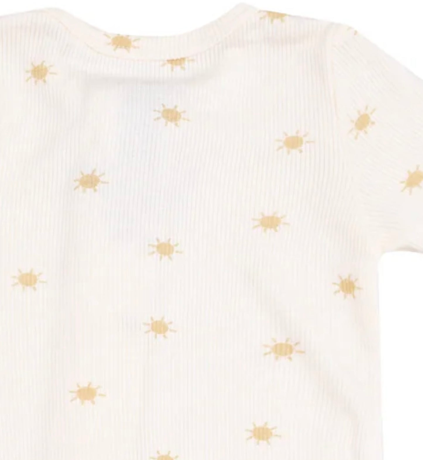 Angel Dear Simple Suns 2 Way Zipper Footie 0-3m