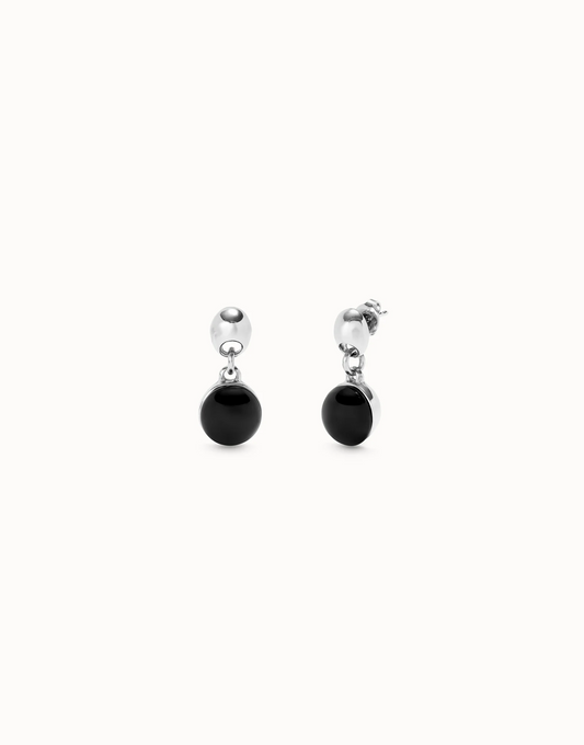 UNO de50 Ser Fascinante Silver Gray Earrings
