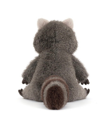 Plush toy raccoon from Jellycat