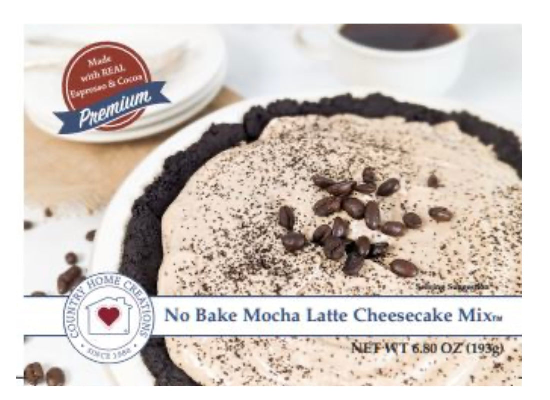 Country Home Creations No Bake Mocha Latte Cheesecake Mix