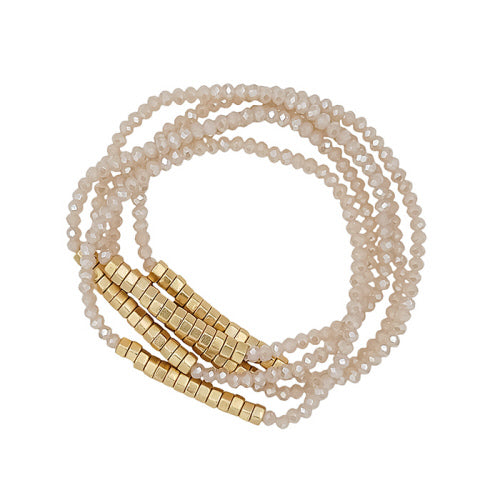 Meghan Browne Inez Pink Bracelet
