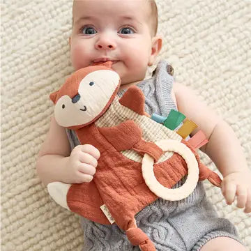 Itzy Ritzy Fox Bitzy Crinkle Sensory Toy Teether