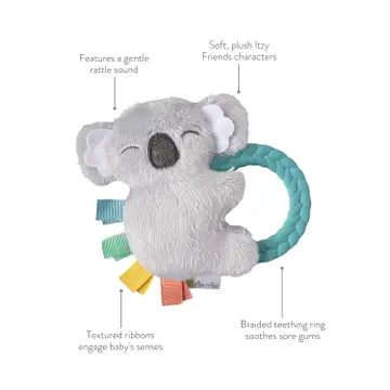 Itzy Ritzy Plush Rattle Pal with Teether - Koala