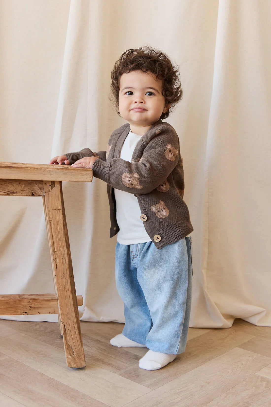 Samuel Cardigan Bobbie Bear Canteen 3YR