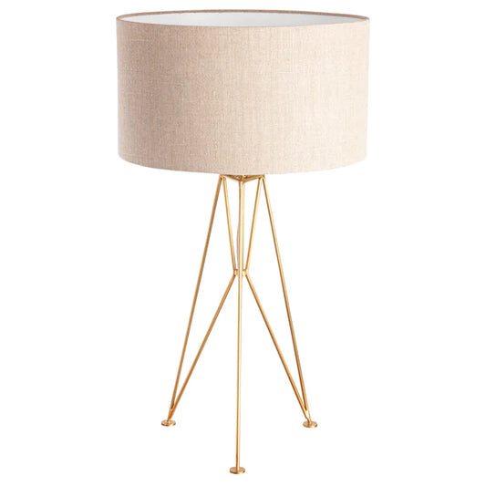 Brass Tripod Table Lamp