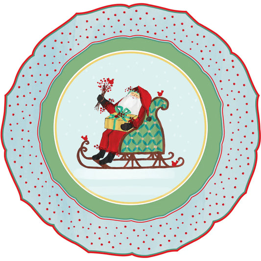 Hester & Cook Die Cut Old St. Nick Sleigh Placemats