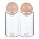 Glass Salt & Pepper Shakers