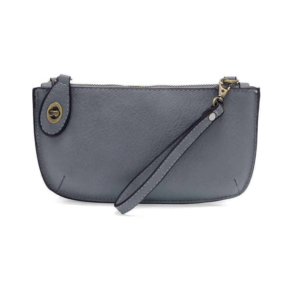 Joy Susan Mini Crossbody Wristlet Clutch Blue Grey