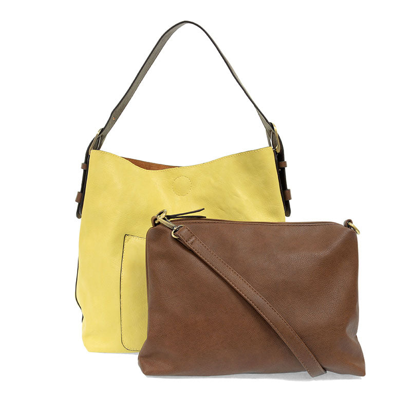 Joy Susan Classic Hobo Handbag Lemon Zest
