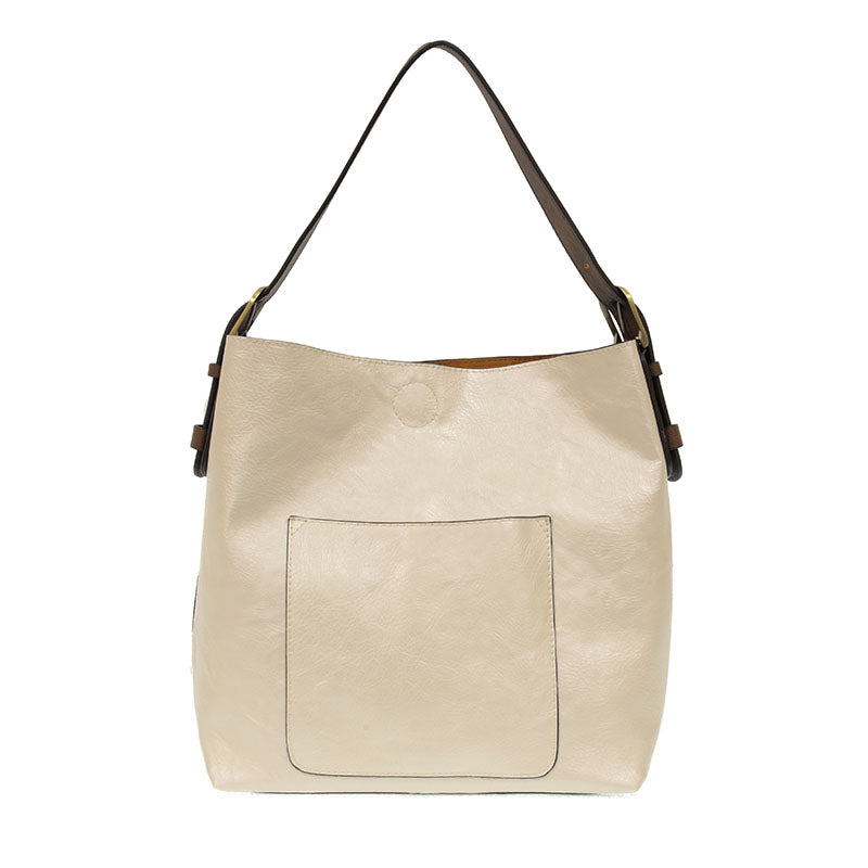 Joy Susan Classic Hobo Handbag Metallic Pearl