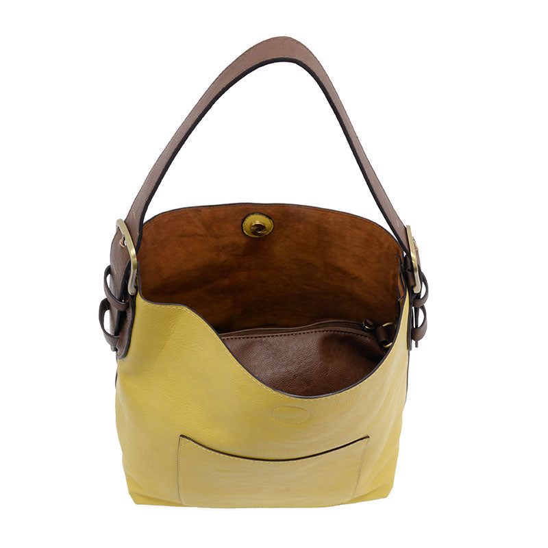 Joy Susan Classic Hobo Handbag Laguna Yellow