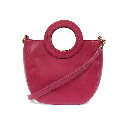 Joy Susan Coco Circle Handle Handbag Fushia