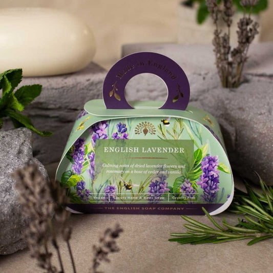 The english soap company christina may Heritage English Lavender Soap Bar 260g