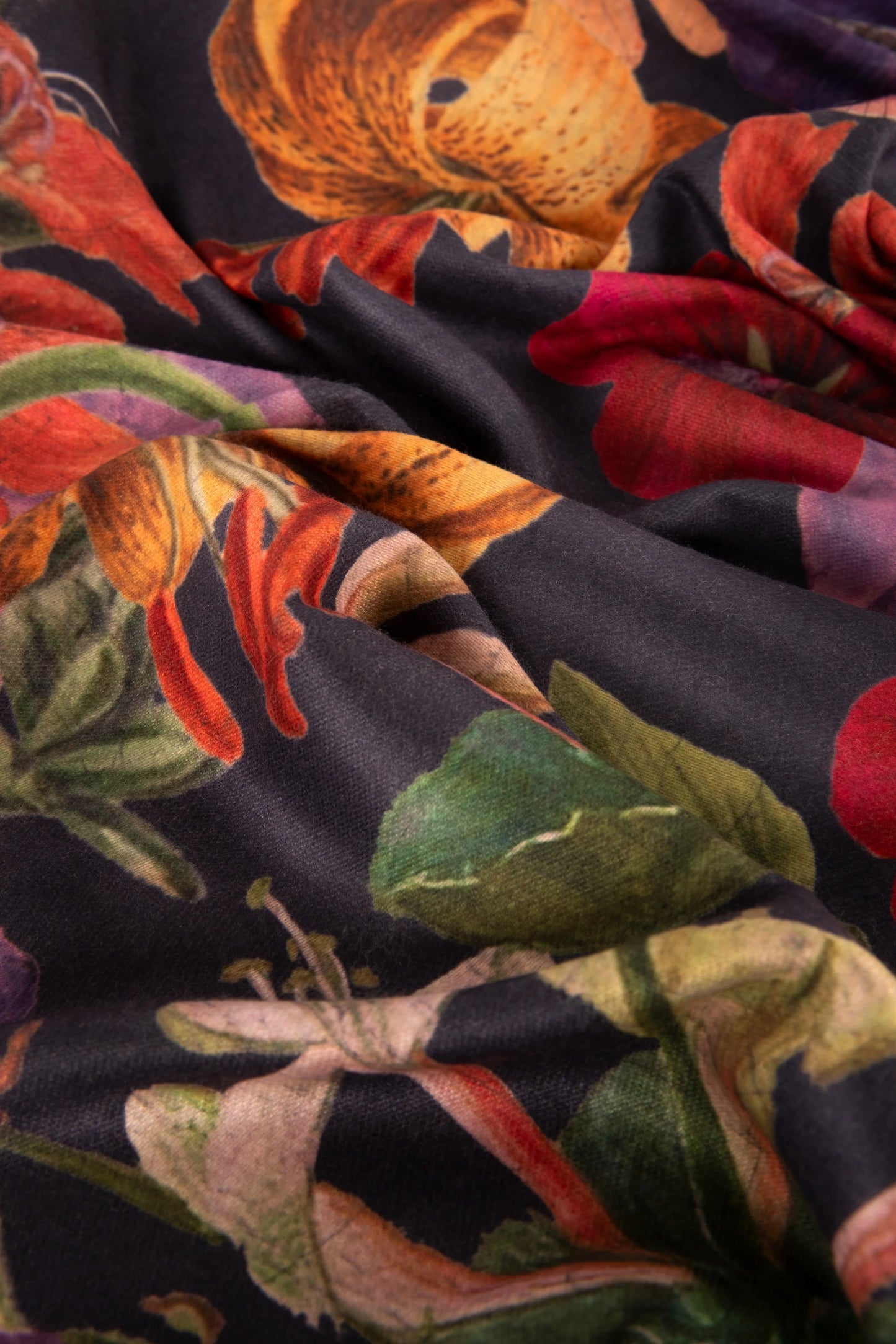 Autumn Posy Midnight Luxe Scarf