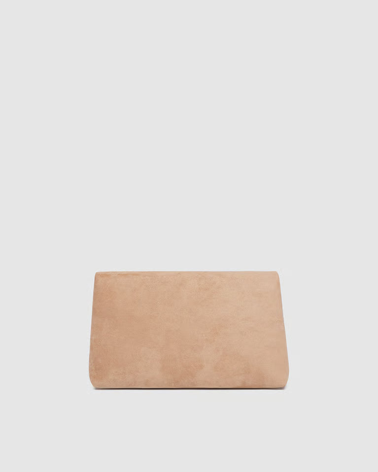 Louenhide Luka Suede Clutch Crossbody Blonde