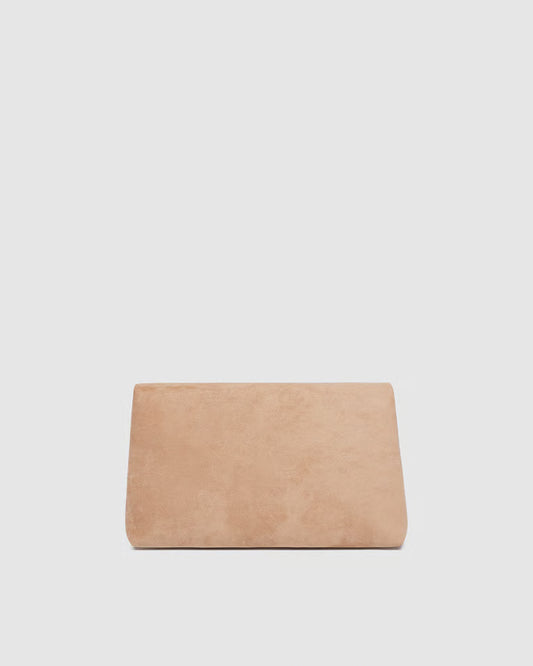 Louenhide Luka Suede Clutch Crossbody Blonde