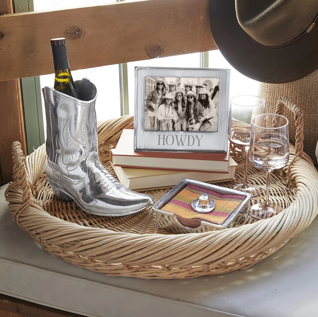 Mariposa Cowboy Hat Napkin Weight