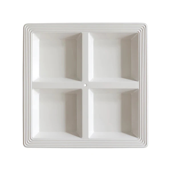 Nora Fleming Pinstripes Melamine Sectional Server MEL10