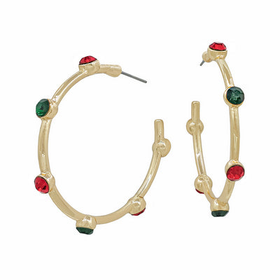 Meghan Browne Travis Gold Hoop Earrings