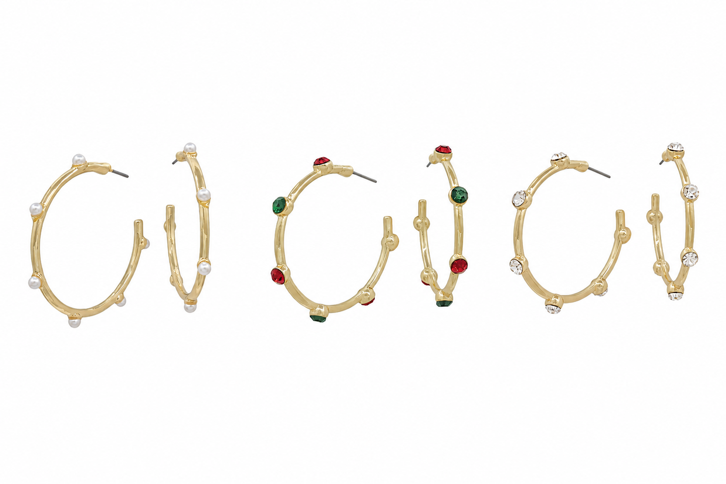 Meghan Browne Travis Gold Hoop Earrings