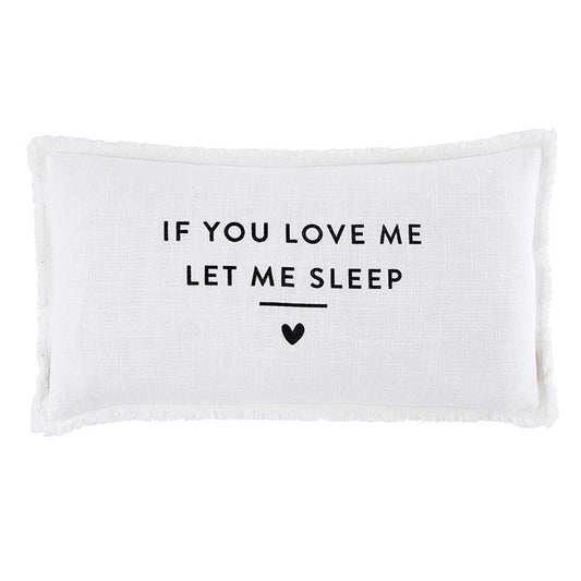 Bella Let Me Sleep Lumbar Pillow