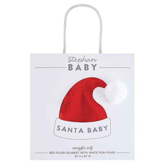 Tis the Season Santa Baby Plush Blanket