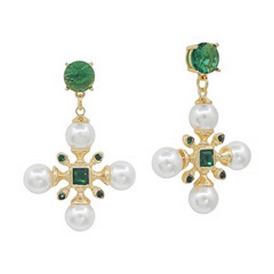 Nan Emerald Earrings