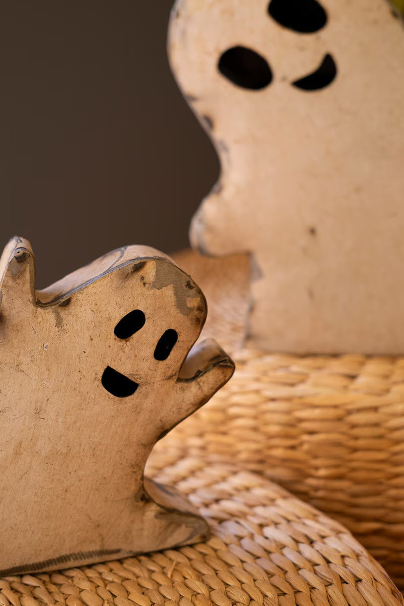 Recycled Iron Halloween Ghosts
