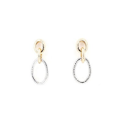 Meghan Browne Nela Gold Silver Earrings