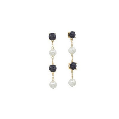 Nix Black Pearl Earrings