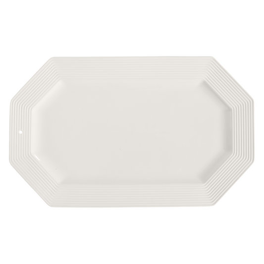 Nora Fleming Pinstripes Octagonal Platter - 09