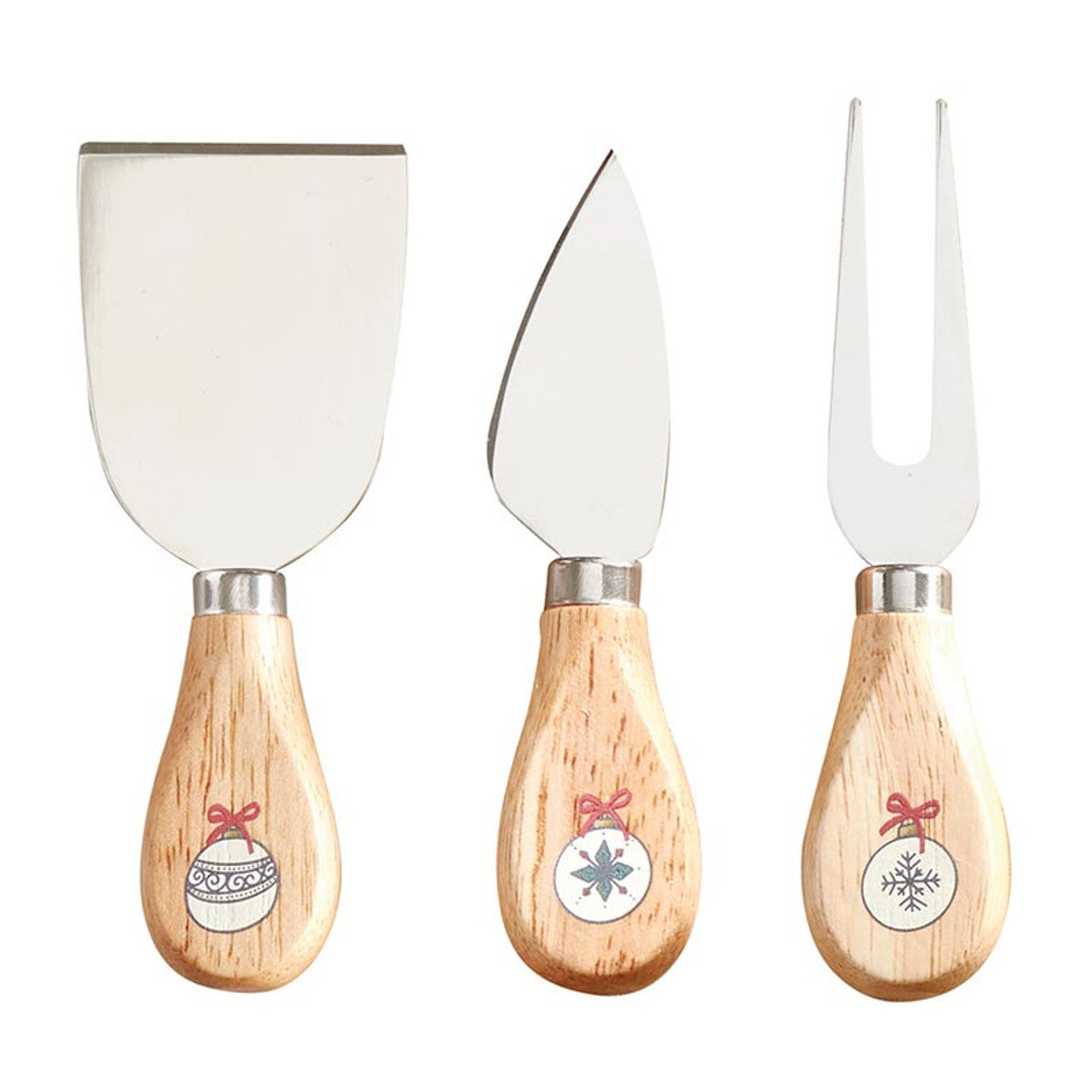 Ornaments Cheese Knives Set of 3