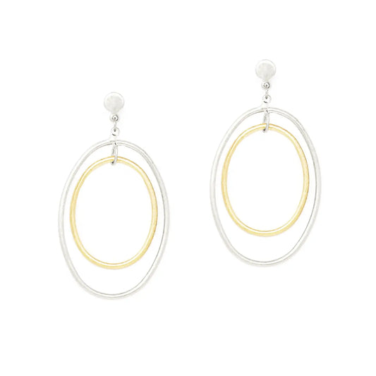 Meghan Browne Petra Gold and Silver Earrings