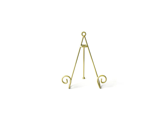 SALE Happy Everything! Gold Swirl Mini Plate Stand