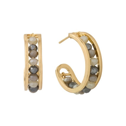 Meghan Brown Prime Beige Multi Earrings